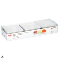 Alpina 3 schaaltjes wit voor amuse/snack (4 ass)><noscript><img width=