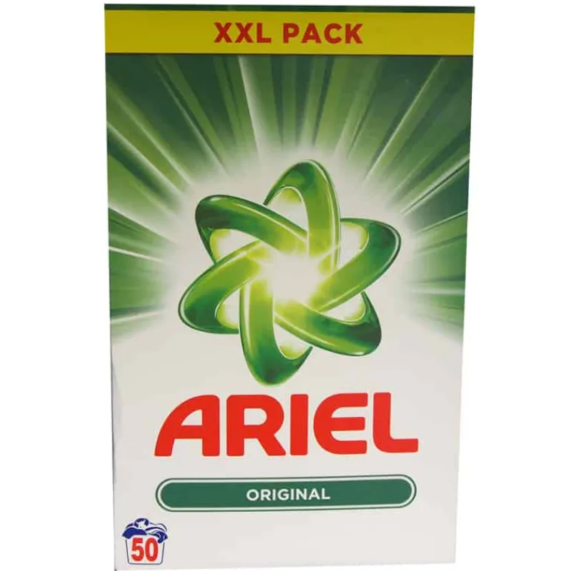 Ariel regular waspoeder XXL – 50 wasbeurten> Poetsproducten