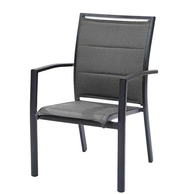 Armstoel Modulo Airco alu antraciet> Tuinmeubels