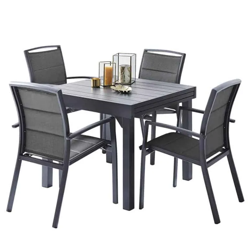 Armstoel Modulo Airco alu antraciet> Tuinmeubels