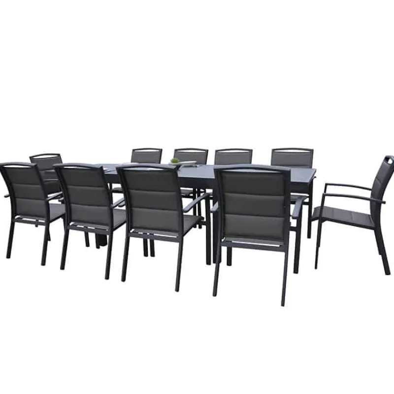 Armstoel Modulo Airco alu antraciet> Tuinmeubels