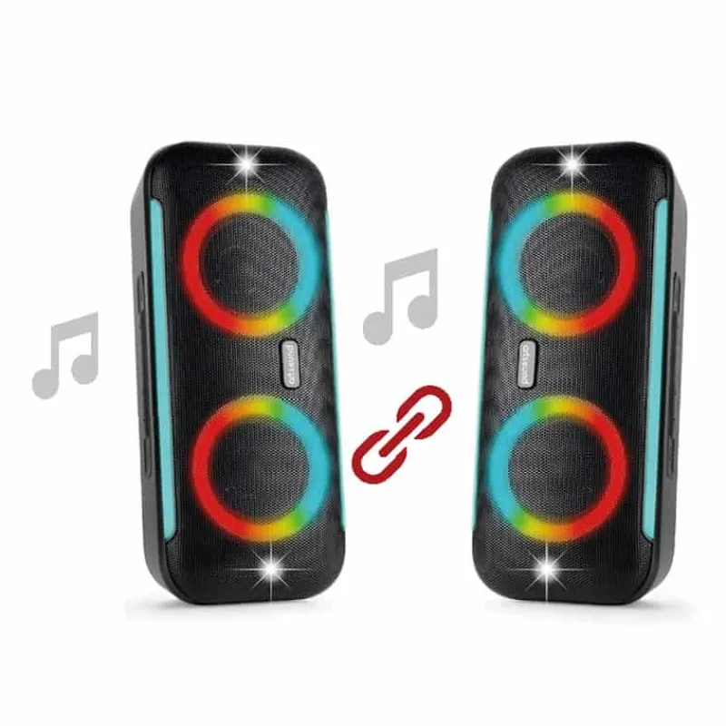 Artsound Lightbeats medium portable zwart speaker> Electronica & Muziek