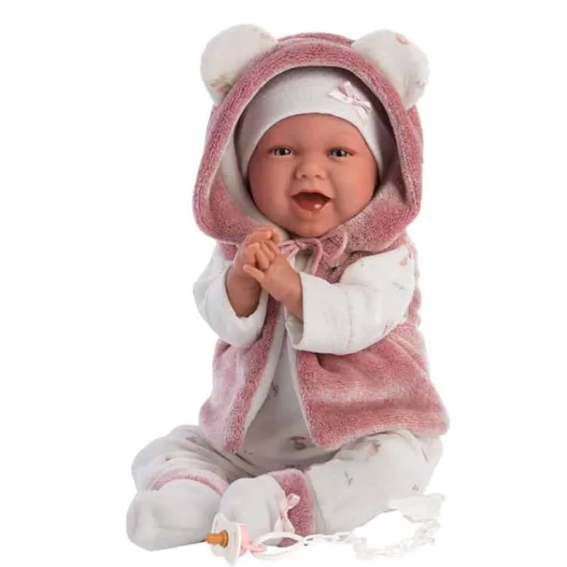 Llorens Babypop MimiRN SONRISAS Chaqueta Fuxia> Poppen