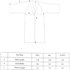 Badjas Florence sky blue XL/XXL><noscript><img width=