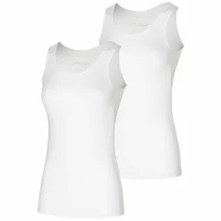 Bamboo Singlet (2 stuks) dames wit> Textiel