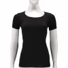 Bamboo T-shirt (2 stuks) dames zwart> Textiel