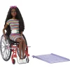 Barbie, Mattel Barbie Fashionista met rolstoel (pop 166)> Speelsets