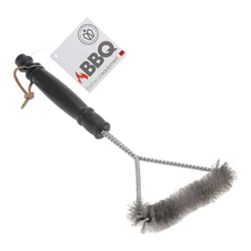 BBQ borstel driehoekig (17x30cm)> Barbecue