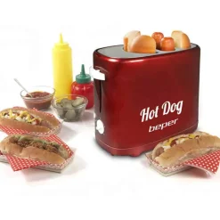 Beper Hotdogmaker (750W) rood><noscript><img width=