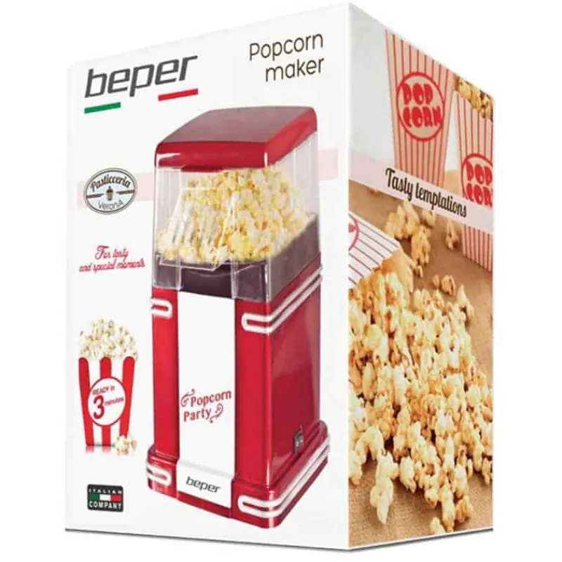 Beper Popcornmaker 1200W> Koken & Bakken|Keuken