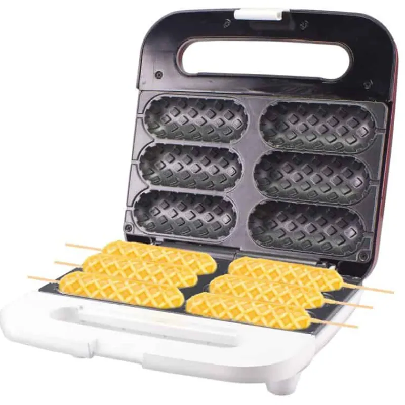 Beper Stokjeswafelmaker (850W) rood> Koken & Bakken|Keuken