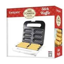 Beper Stokjeswafelmaker (850W) rood><noscript><img width=