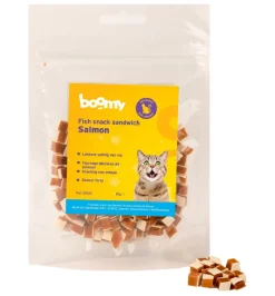 Boomy Kat snack (80gr) Sandwich zalm> Kat