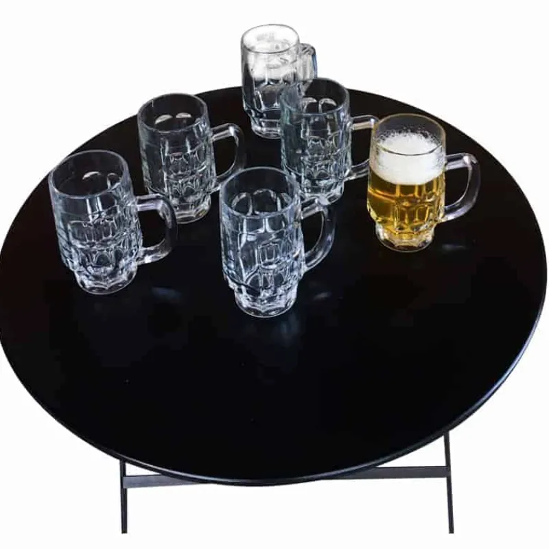 Borgonovo Drinkglazen Rosy Bierkruik 38cl. 6 stuks> Glazen & Bekers