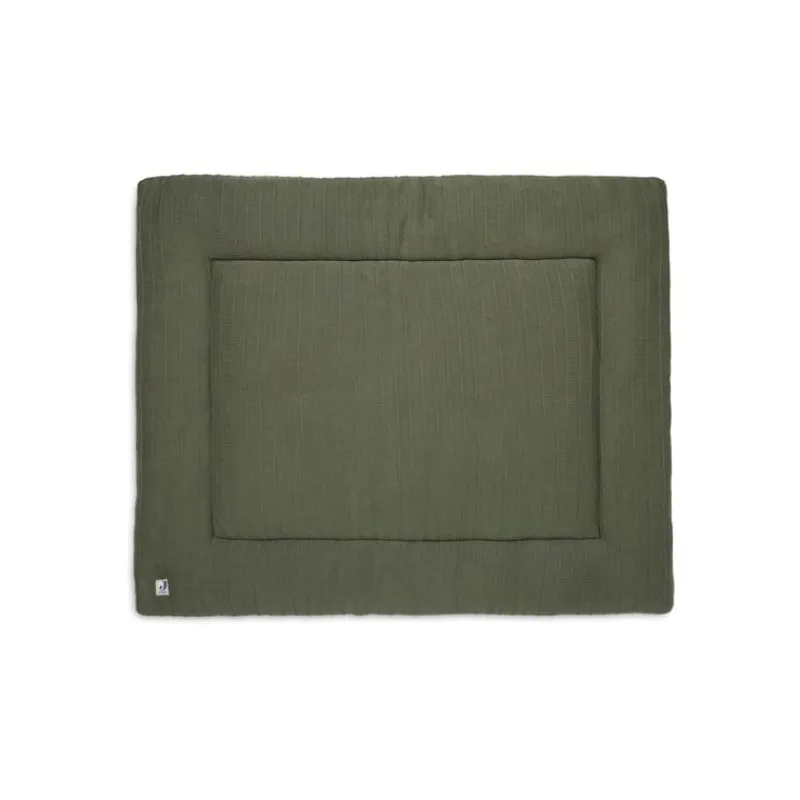 Boxkleed Pure Knit Leaf Green> Babypark & Bed