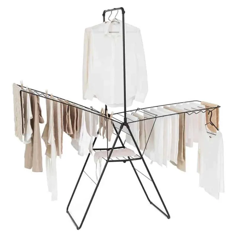 Brabantia Hangon droogrek (25m) zwart met haak> Gereedschap