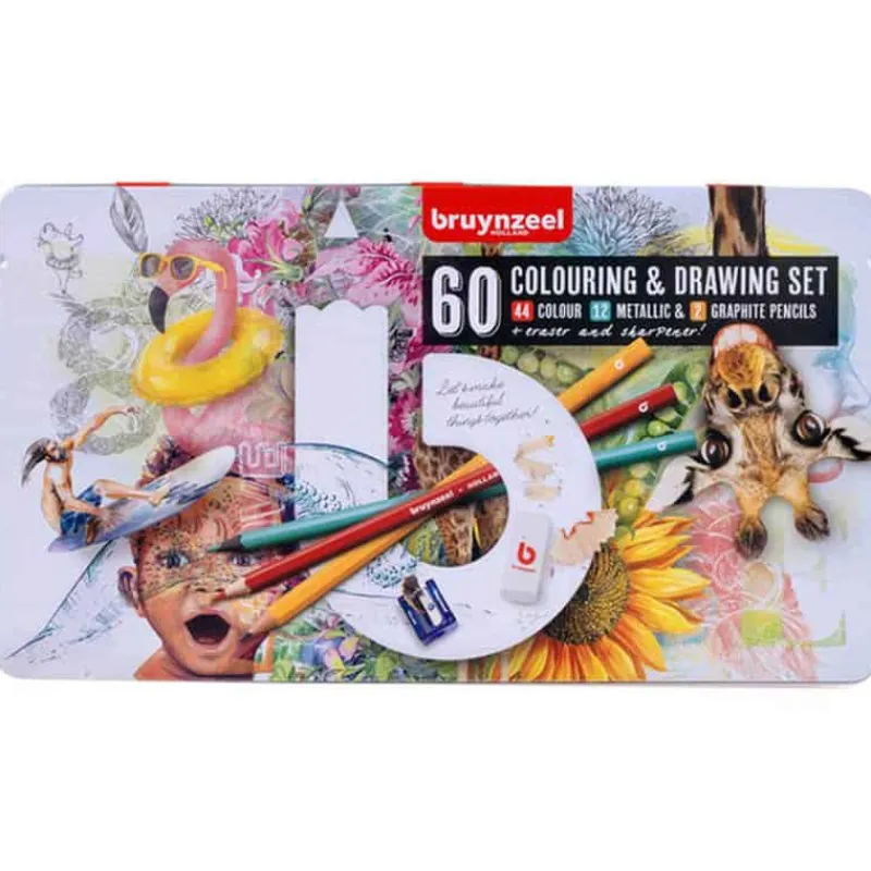 Bruynzeel Brz. Kleurpotloden 60st Kunstenaar> Speelsets