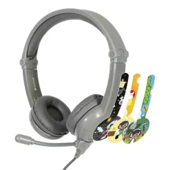 Buddyphones on ear gaming met microfoon – grijs><noscript><img width=