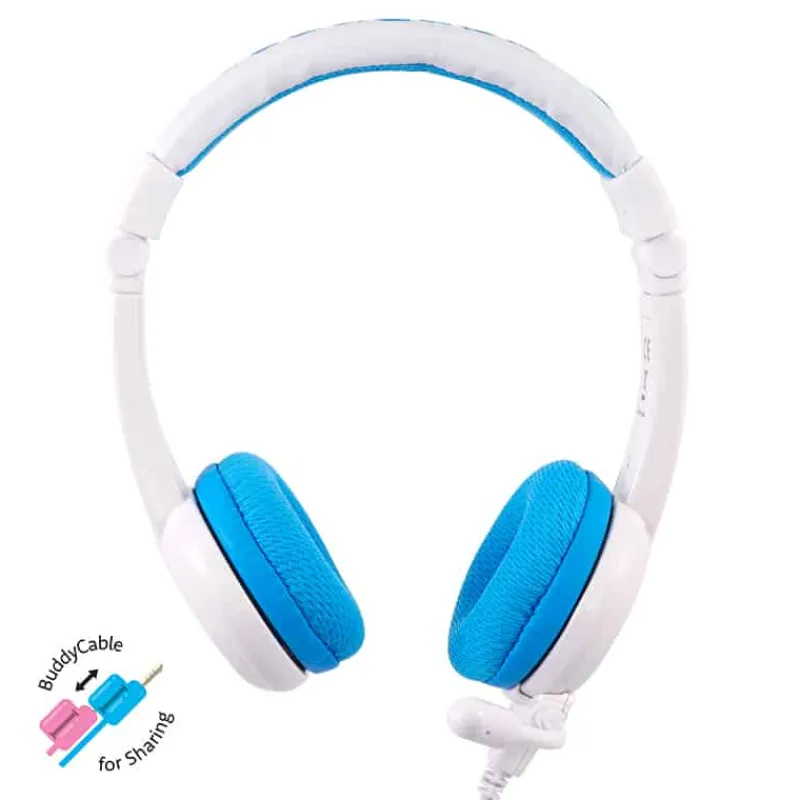 Buddyphones on ear met staafmicrofoon – blauw> Pc & Electronica|Muziek & Elektronica