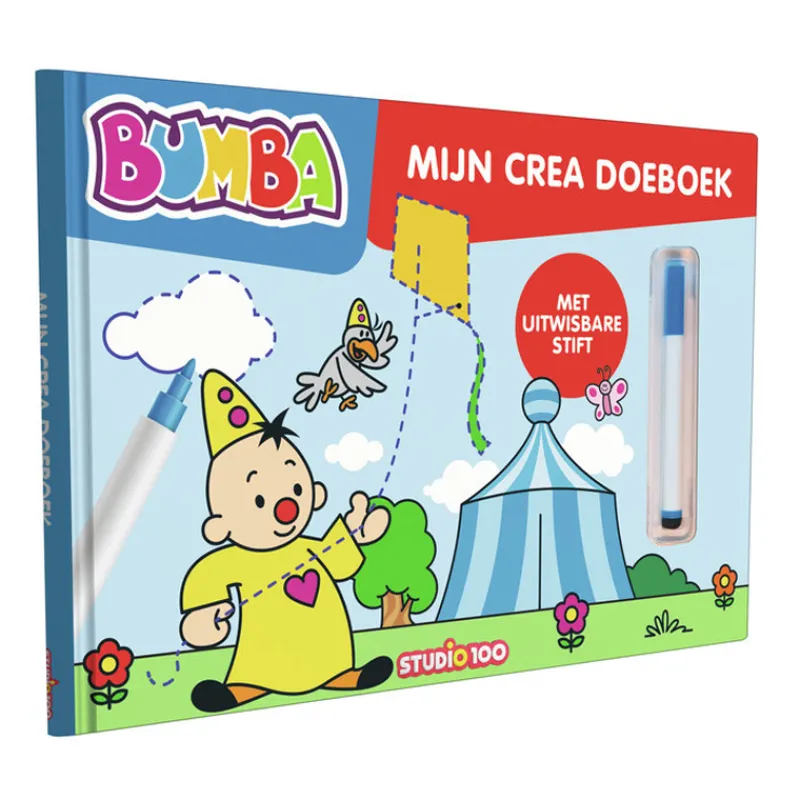 Bumba, Studio 100 Bumba Kartonboek met stift ‘Mijn Crea doeboek’> Speelgoed|Muziek & Elektronica
