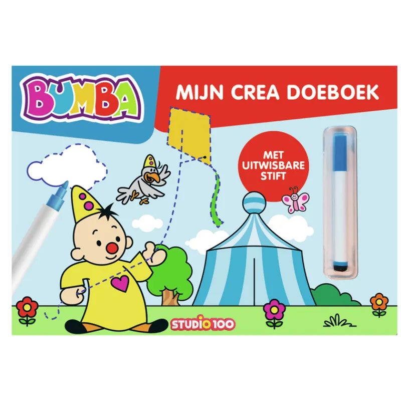 Bumba, Studio 100 Bumba Kartonboek met stift ‘Mijn Crea doeboek’> Speelgoed|Muziek & Elektronica