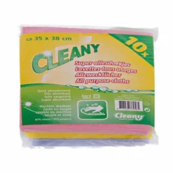 Cleany vaatdoekjes 35x38cm, 10 stuks> Poetsmateriaal