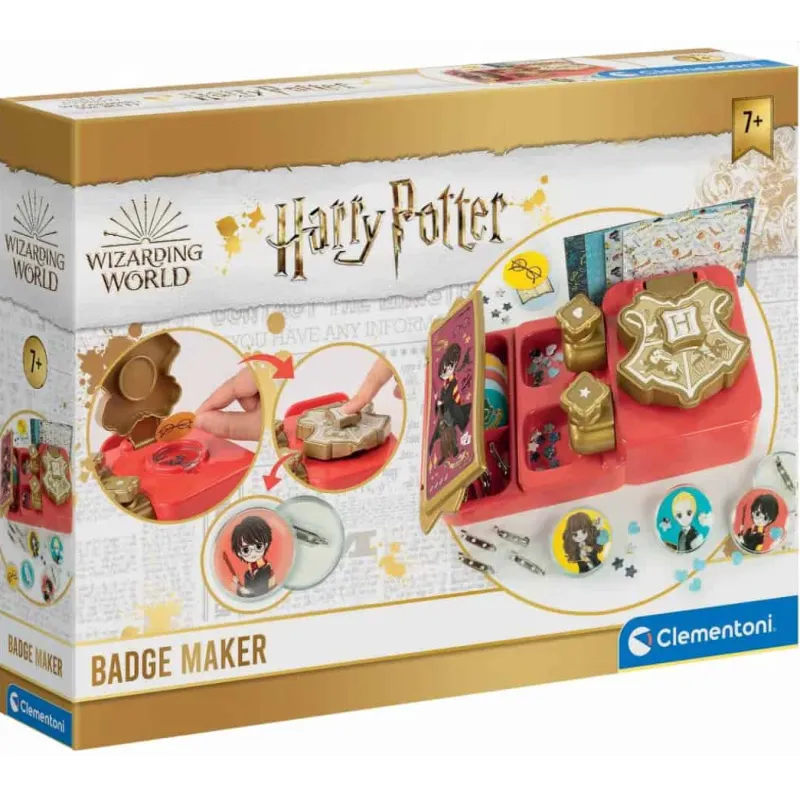 Clementoni Harry Potter Badge Machinemaker> Speelsets|Film & Tv