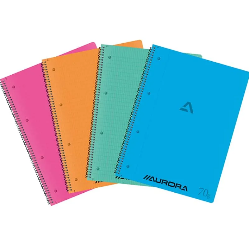 Aurora College Spiraalschrift (A4) commercieel geruit> Papierwaren