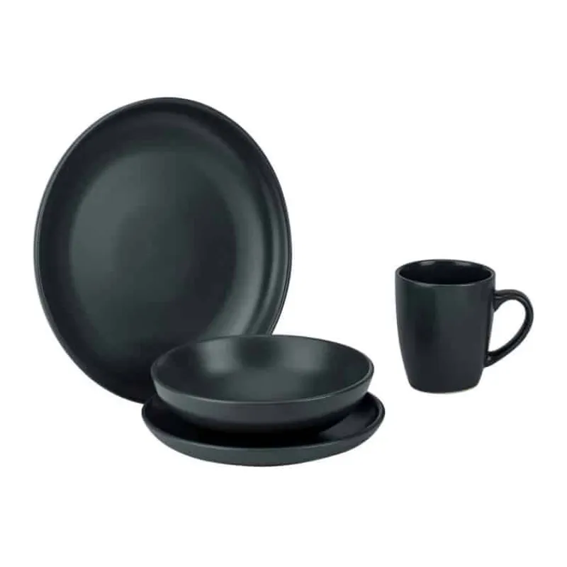 Cosy & Trendy Plat Bord Viva Dark Grey (ø27cm)> Eetservies