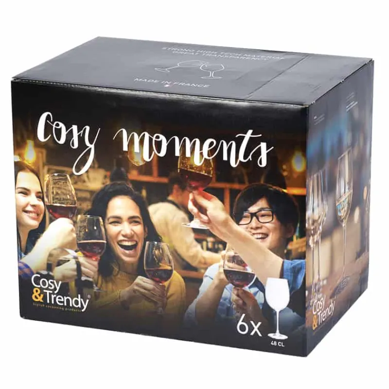 Cosy & Trendy Cosy Moments Set wijnglazen (48cl) – 6 stuks> Glazen & Bekers