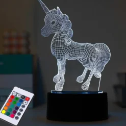 3D lamp eenhoorn> Electronica & Muziek|Verlichting