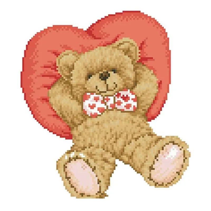 Diamond Dotz Relax-a- Bear (27x35cm)> Creatief