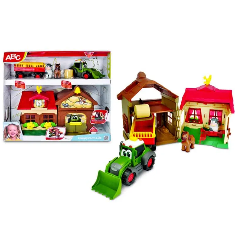 Dickie Toys Dickie ABC Happy boerderij met tractor> Speelsets|4 Wielen