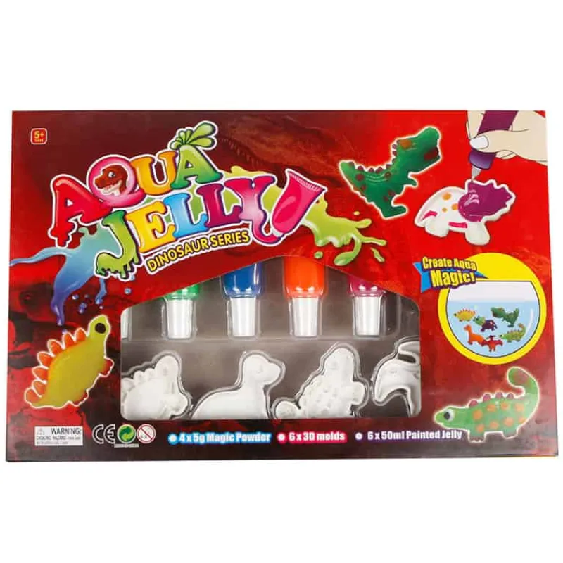 DinoWorld 3D aqua set gelfiguren maken> Creatief