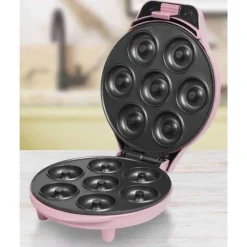 Bestron Donut Maker 6 Stuks 700W Roze> Koken & Bakken|Keuken