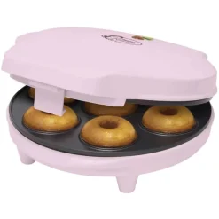 Bestron Donut Maker 6 Stuks 700W Roze><noscript><img width=