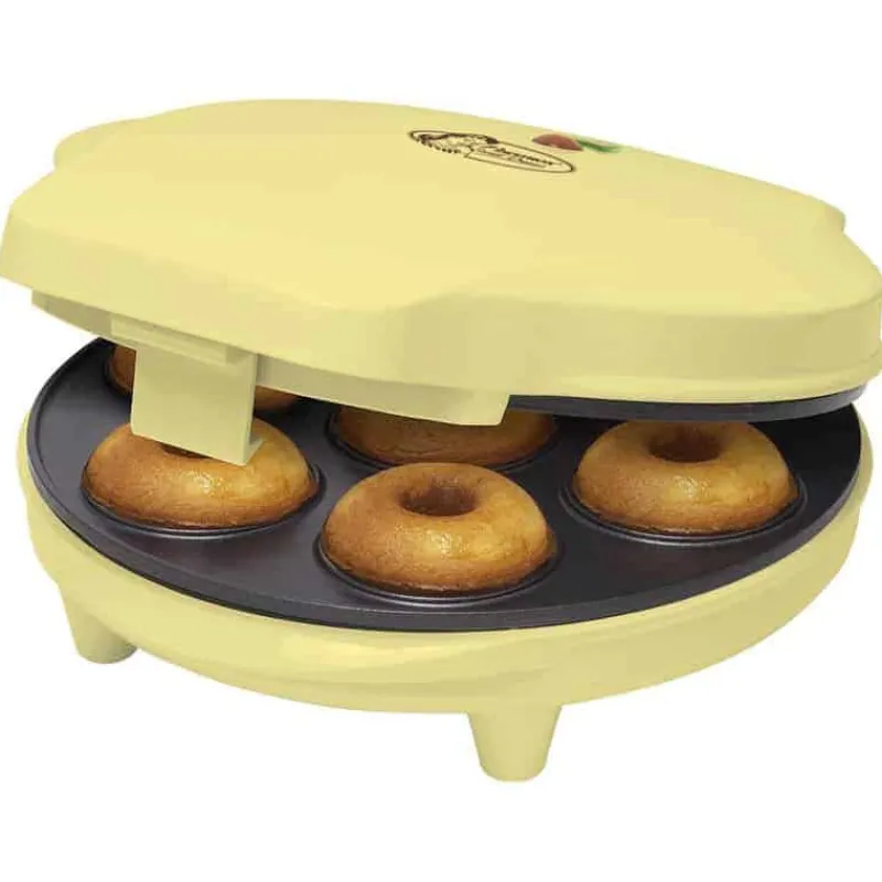 Bestron Donut Maker 6 Stuks 700W Vanille> Keuken|Koken & Bakken