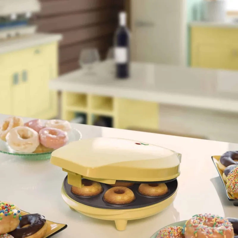 Bestron Donut Maker 6 Stuks 700W Vanille> Keuken|Koken & Bakken