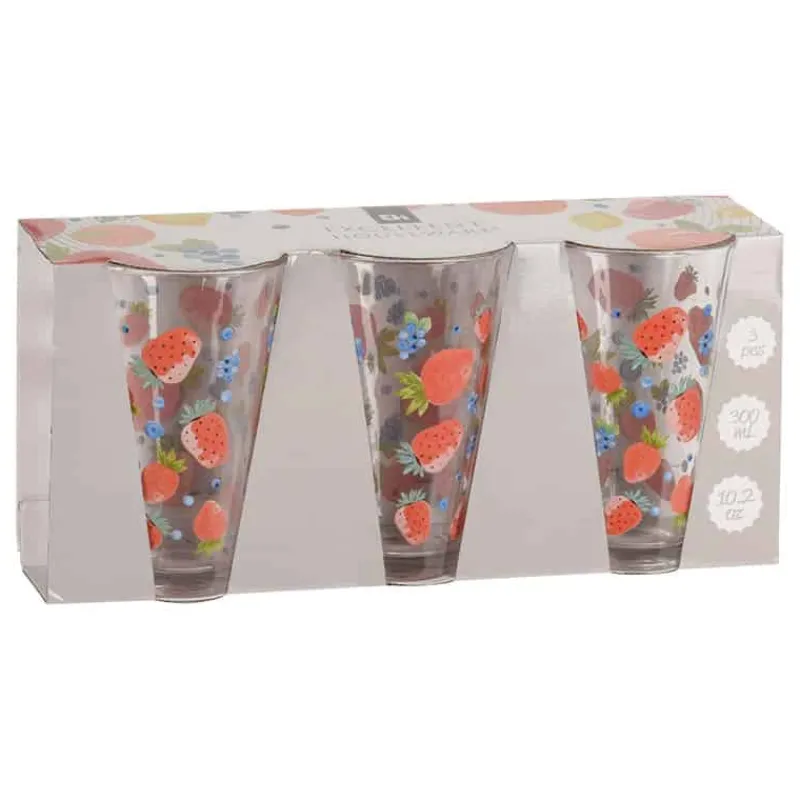 Drinkglazen 3-delig> Glazen & Bekers