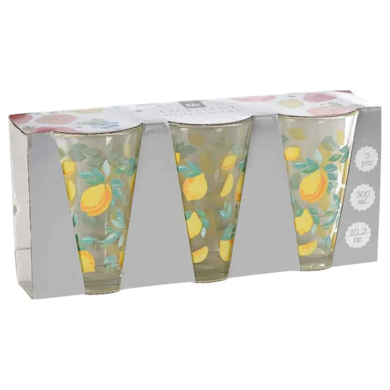 Drinkglazen 3-delig> Glazen & Bekers