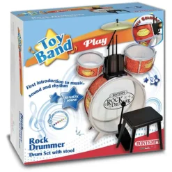 Bontempi Drum set “Rock Drummer” met krukje> Muziek & Elektronica