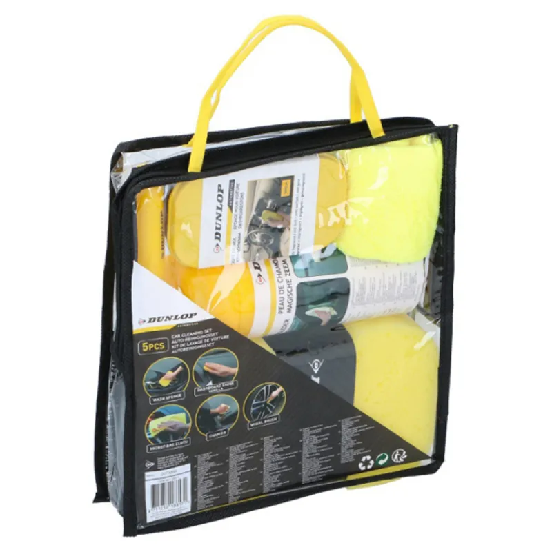 Dunlop Auto reinigingset (5 stuks)> Poetsmateriaal|Fiets & Auto