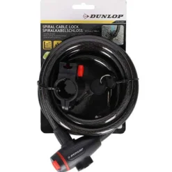 Dunlop spiraalslot 12mm – 180cm> Fiets & Sport