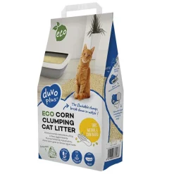 Duvo+ Kattenbakvulling Ecomais klontvormd (3,5kg)> Kat