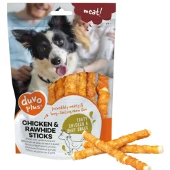 Duvo+ Meat! Kip & rundersticks S (12,5cm) 400g> Hond