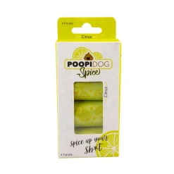 Duvo+ poepzakjes (4×10 stuks) Spice limoen> Hond