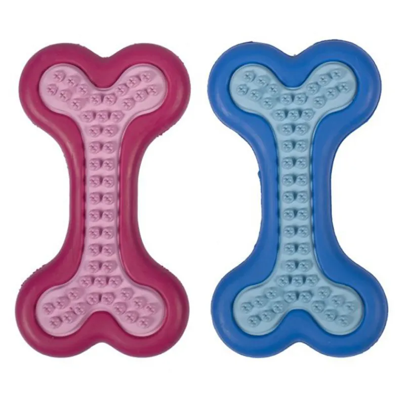 Duvo+ Puppy Rubber bijtbeen L (12,5cm)> Hond