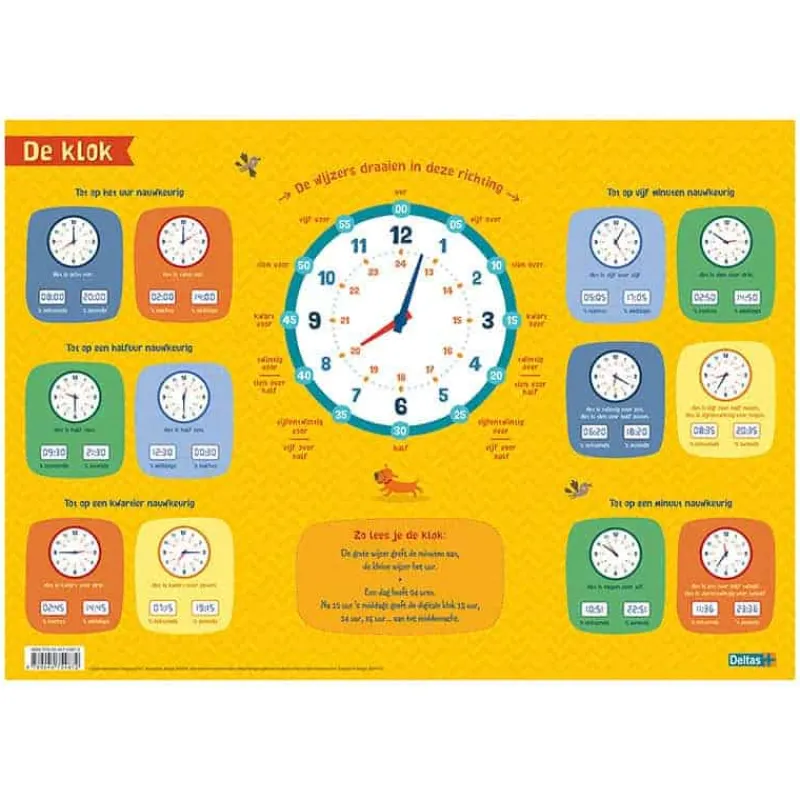 Deltas Educatieve onderleggers – alfabet / wiskunde / wetenschappen> Lunch|Educatief