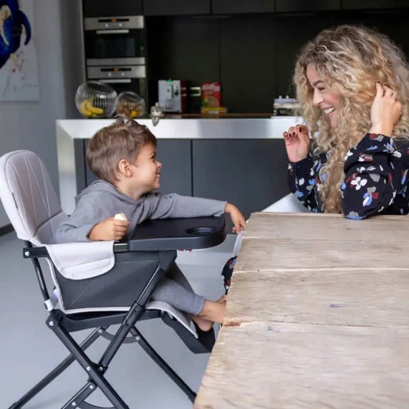 Eetstoel lucky zwart> Babymeubels|Baby & Peuter