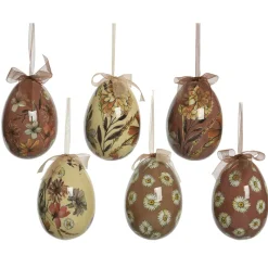 Ei foam met hanger (ø9xH12cm) – Per stuk> Pasen